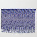 Electric Indigo Wave Symphony Wall Hanging Gallery Image 1