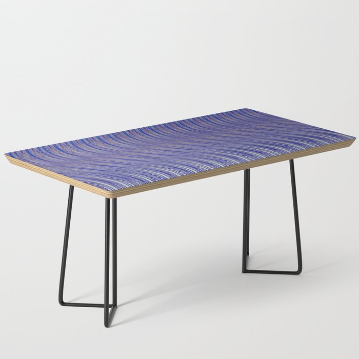 Electric Indigo Wave Symphony Coffee Table Gallery Image 1