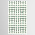 Clovers XXXVI Sage Green Botanical Pattern Tablecloth Gallery Image 2