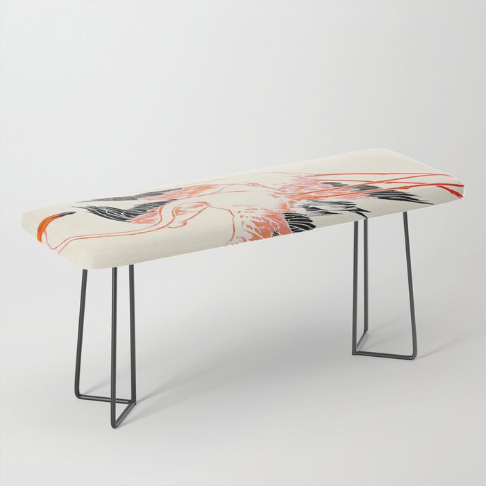 Cocorico cover 1900 Two Pink Flamingos Bench Gallery Image 1