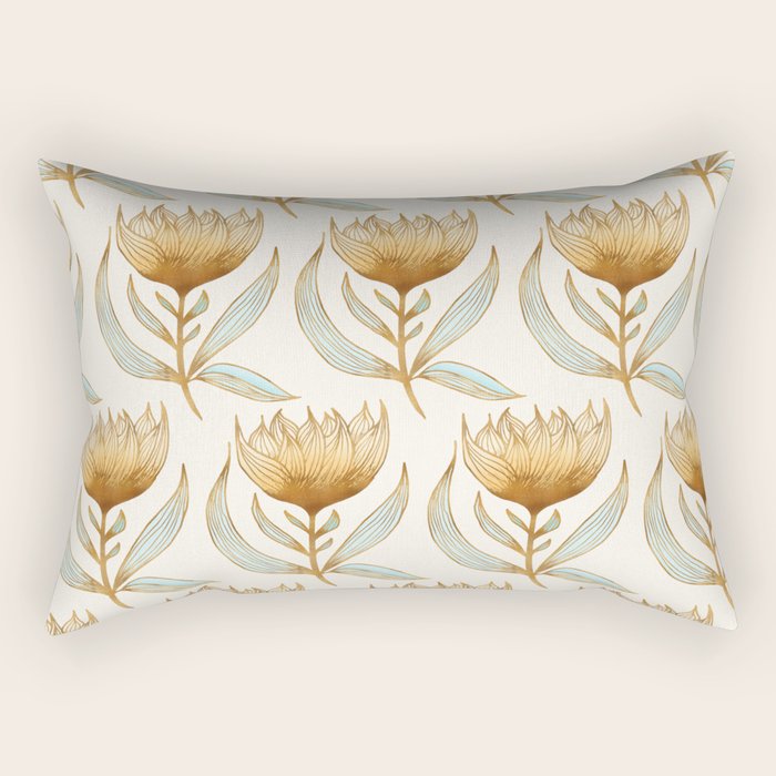Bohemian Sunflowers II Rectangular Pillow Gallery Image 2