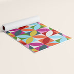 Colorful Retro Pattern Yoga Mat Gallery Image 2