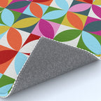 Colorful Retro Pattern Rug Gallery Image 4