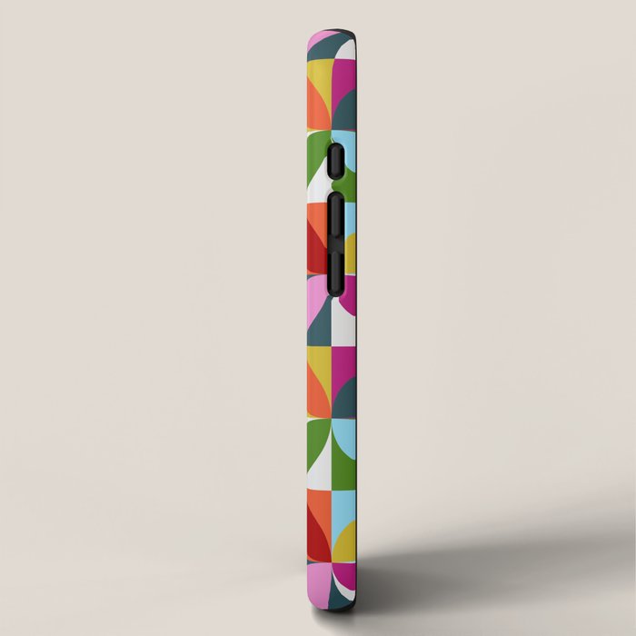 Colorful Retro Pattern iPhone Case Gallery Image 2