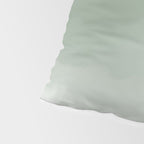 Sage Green Watercolor Ombre (sage green/white) Pillow Sham Gallery Image 4