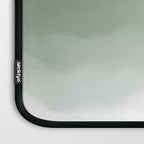 Sage Green Watercolor Ombre (sage green/white) Laptop Sleeve Gallery Image 3