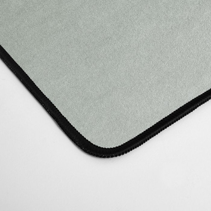 Sage Green Watercolor Ombre (sage green/white) Desk Mat Gallery Image 4