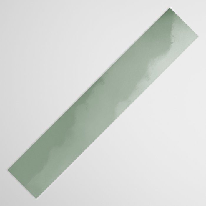 Sage Green Watercolor Ombre (sage green/white) Table Runner Gallery Image 3