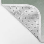 Sage Green Watercolor Ombre (sage green/white) Bath Mat Gallery Image 2