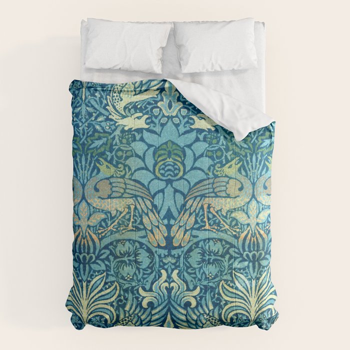 William Morris "Peacock and Dragon" Comforter Gallery Image 6