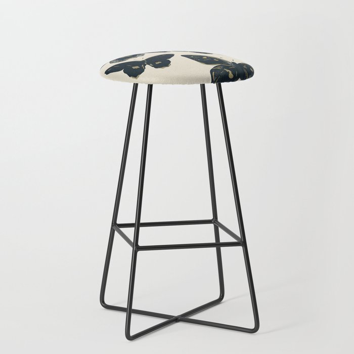 Black Butterflies 2 Stool Gallery Image 1