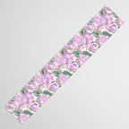 Lovely lilac exotic flowers L Table Runner Gallery Image 3