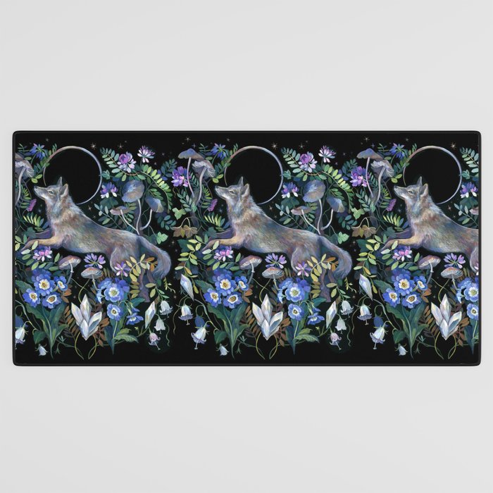 Moon Wolf Desk Mat Gallery Image 3