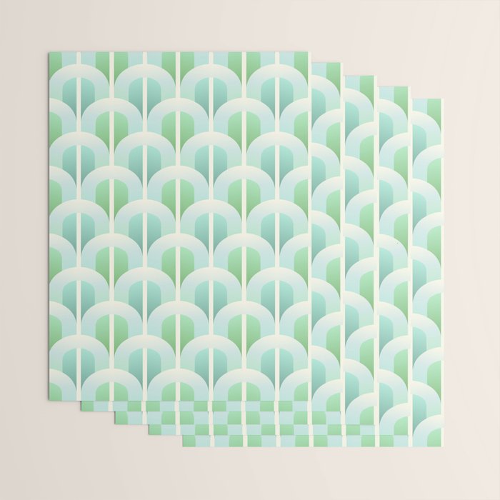 Mint gate Wrapping Paper Gallery Image 3