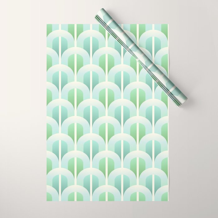 Mint gate Wrapping Paper Gallery Image 1
