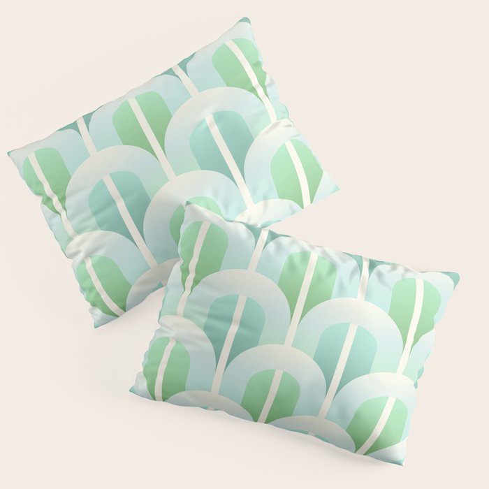 Mint gate Pillow Sham Gallery Image 3