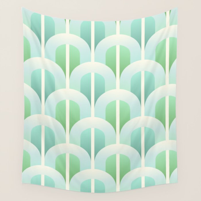 Mint gate Wall Tapestry Gallery Image 1