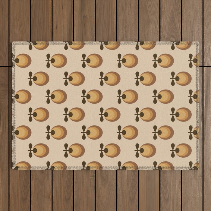 Sunrise Flowers Outdoor Rug Gallery Image 1
