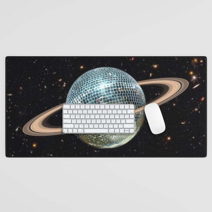 Saturn Disco II Desk Mat Gallery Image 1