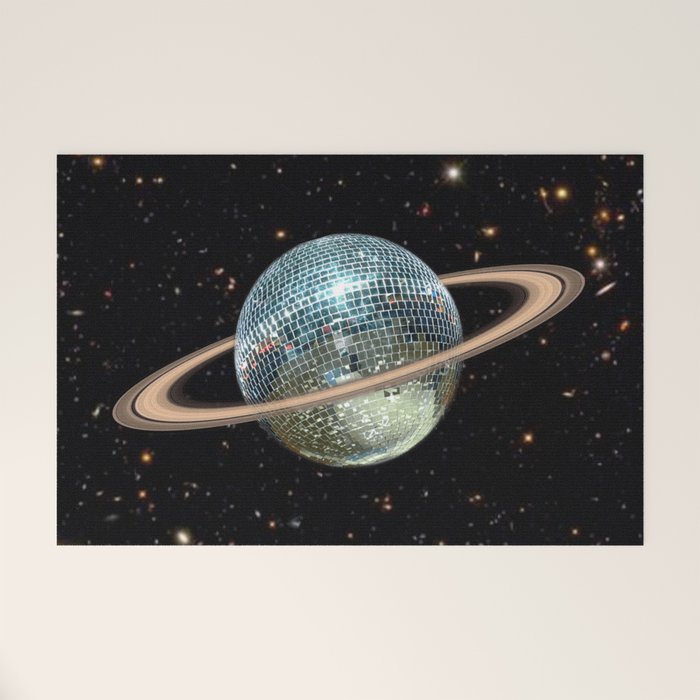 Saturn Disco II Welcome Mat Gallery Image 1