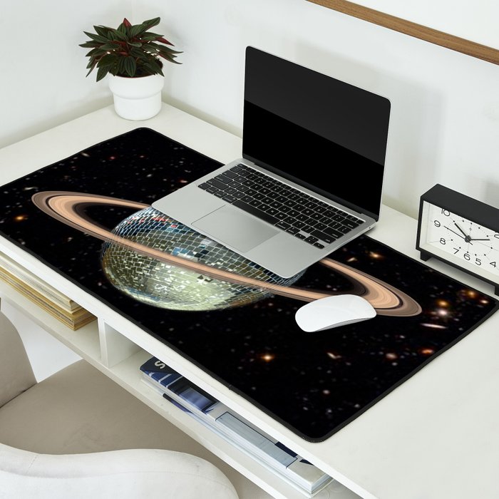 Saturn Disco II Desk Mat Gallery Image 2