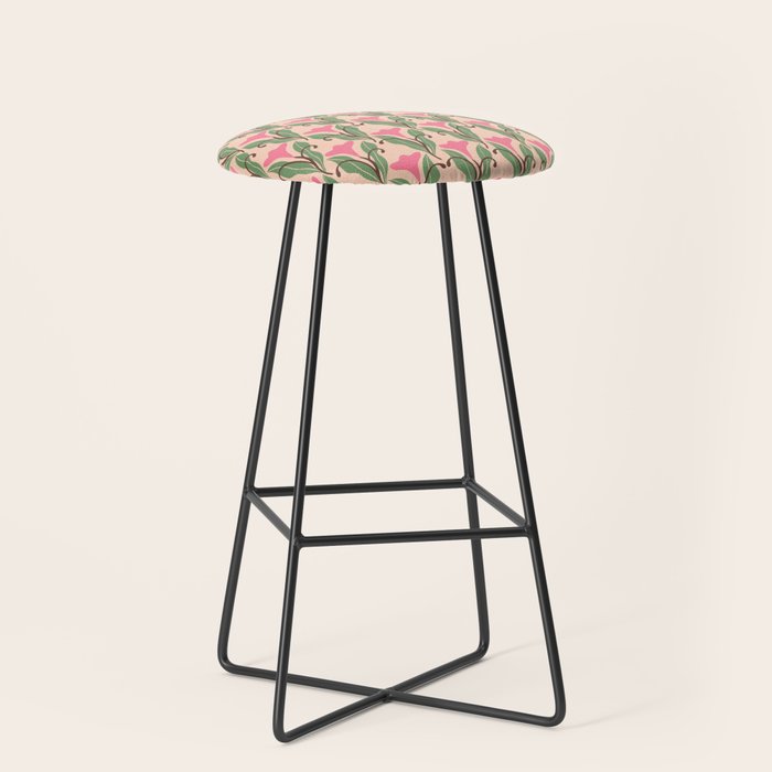 Tulip Whimsy - Heritage Floral Stool Gallery Image 1