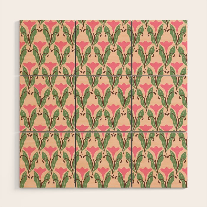 Tulip Whimsy - Heritage Floral Wood Wall Art Gallery Image 1