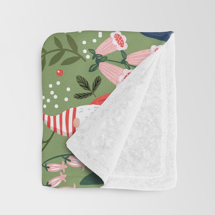 Garden Gnomes Throw Blanket Gallery Image 3