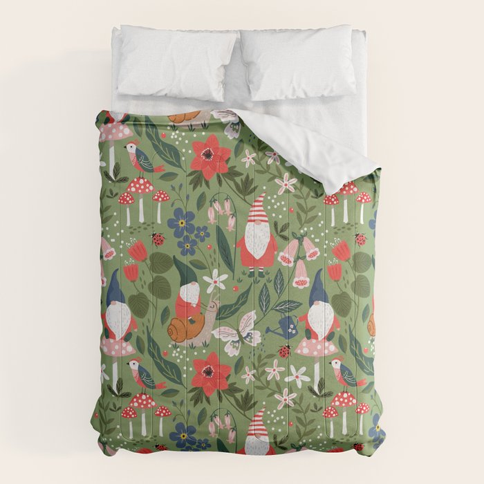 Garden Gnomes Comforter Gallery Image 1