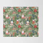 Garden Gnomes Throw Blanket Gallery Image 2