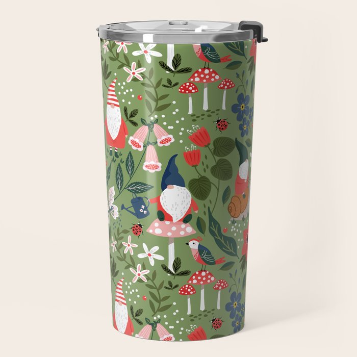 Garden Gnomes Travel Mug Gallery Image 2
