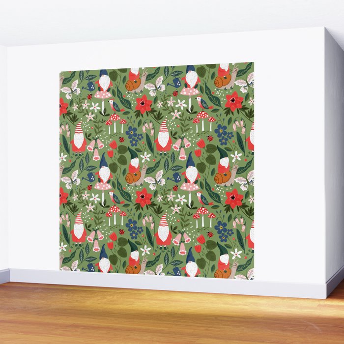 Garden Gnomes Wall Mural Gallery Image 2