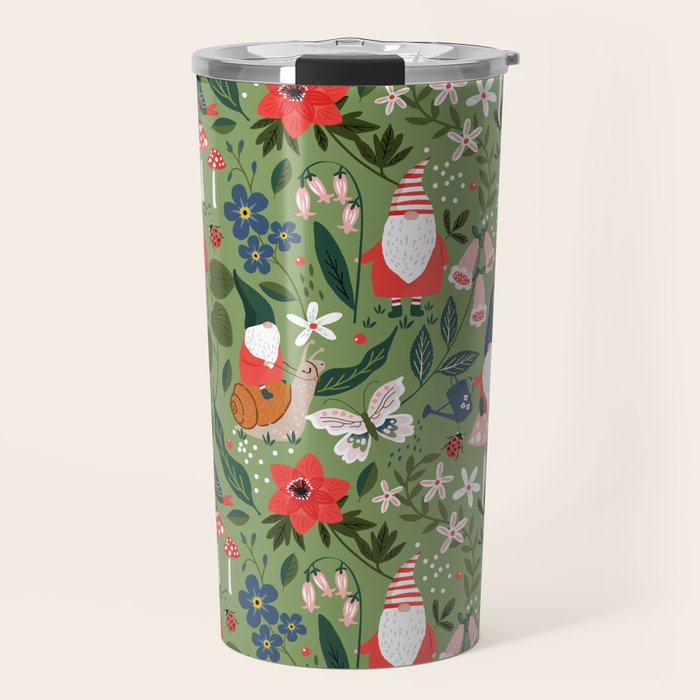 Garden Gnomes Travel Mug Gallery Image 1