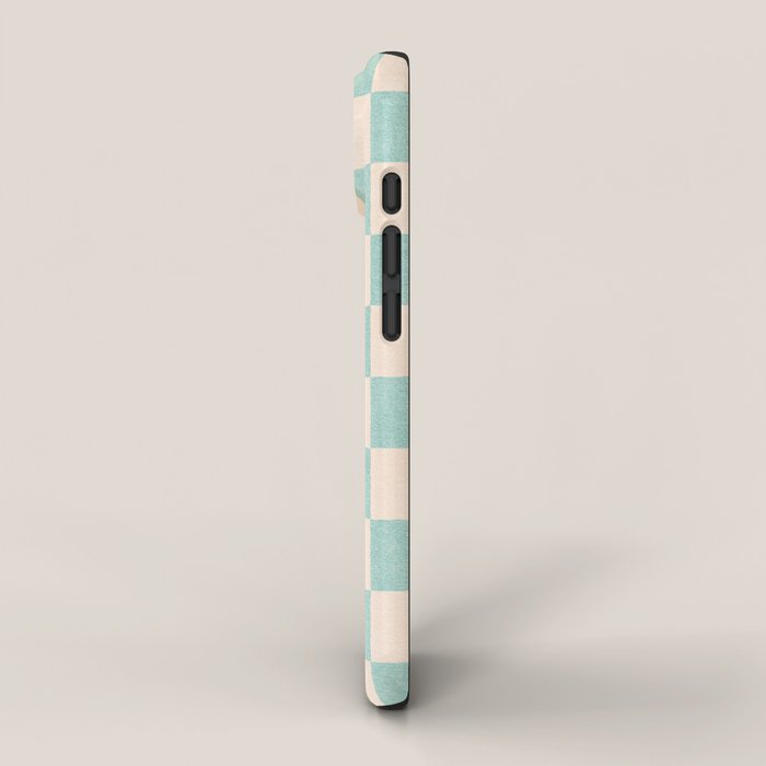 CHECKER - 001 - Sea Glass iPhone Case Gallery Image 2