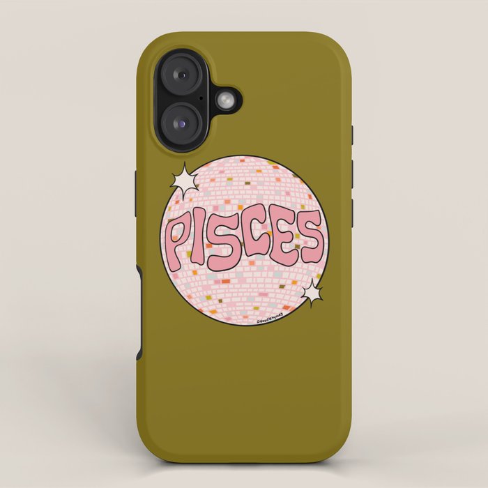 Pisces Disco Ball iPhone Case Gallery Image 1