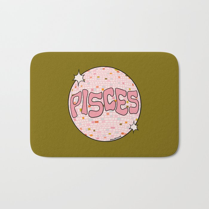 Pisces Disco Ball Bath Mat Gallery Image 1