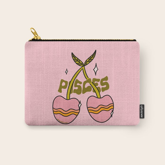 Pisces Cherries Carry All Pouch Gallery Image 1