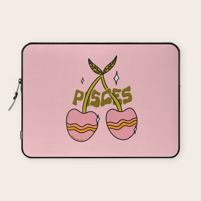 Pisces Cherries Laptop Sleeve Gallery Image 1