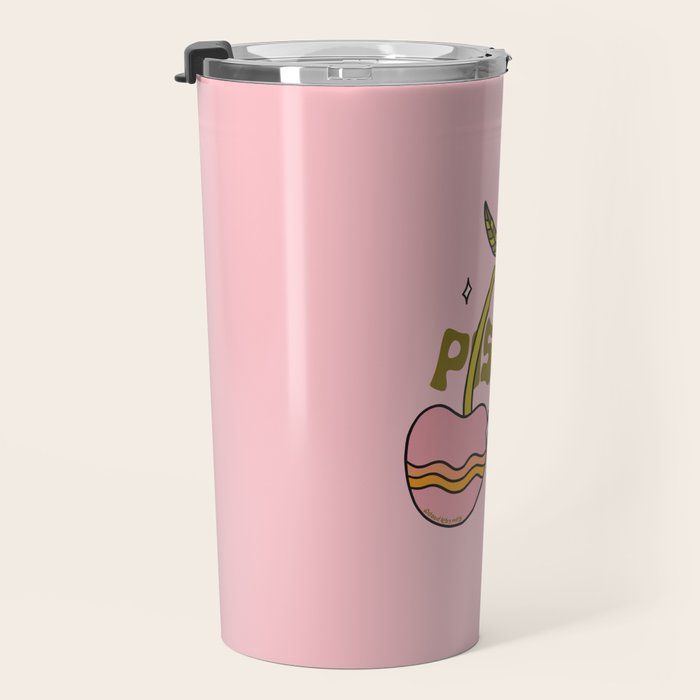 Pisces Cherries Travel Mug Gallery Image 3