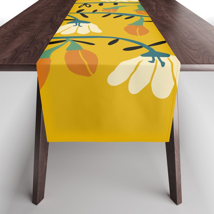 Matisse expression serenity yellow Table Runner Gallery Image 1