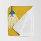 Matisse expression serenity yellow Throw Blanket Gallery Image 3
