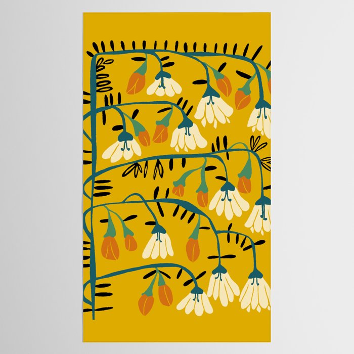 Matisse expression serenity yellow Tablecloth Gallery Image 2