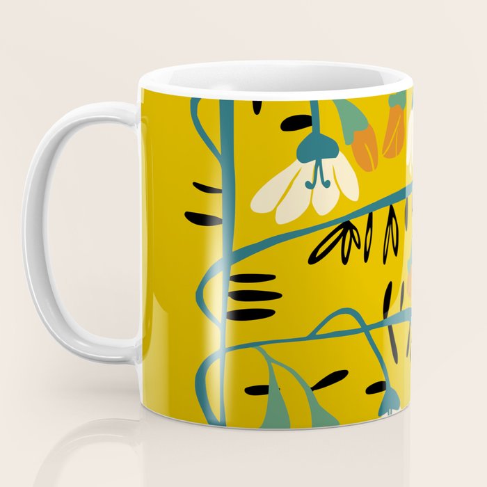 Matisse expression serenity yellow Coffee Mug Gallery Image 3