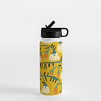 Matisse expression serenity yellow Water Bottle Gallery Image 1