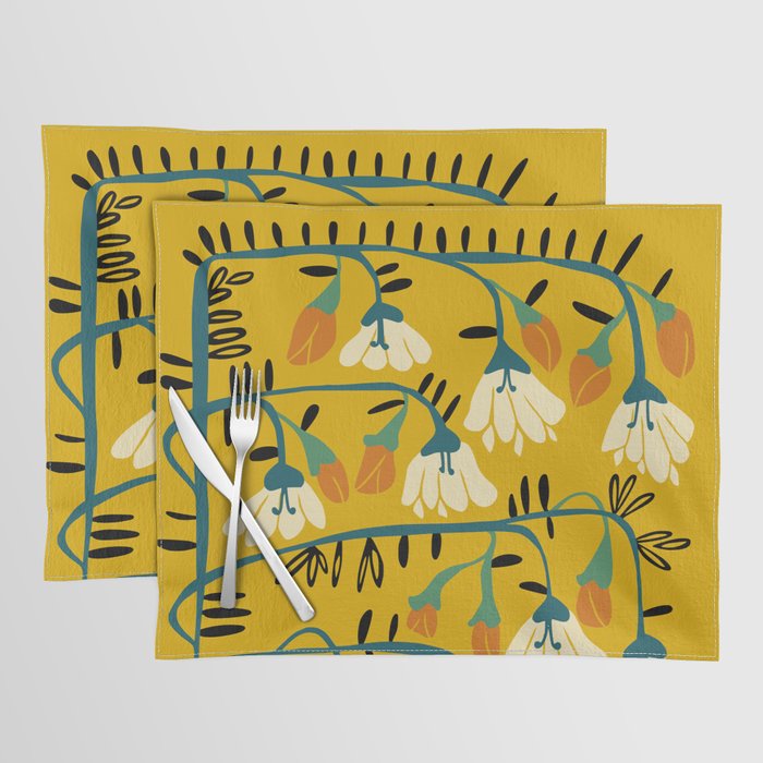 Matisse expression serenity yellow Placemat Gallery Image 1