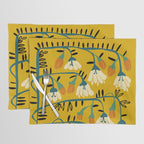 Matisse expression serenity yellow Placemat Gallery Image 1