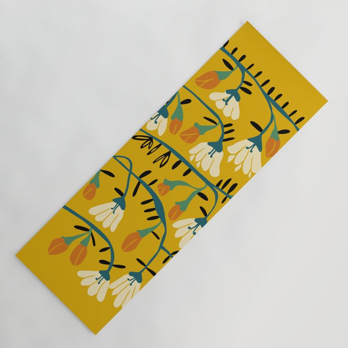 Matisse expression serenity yellow Yoga Mat Gallery Image 1