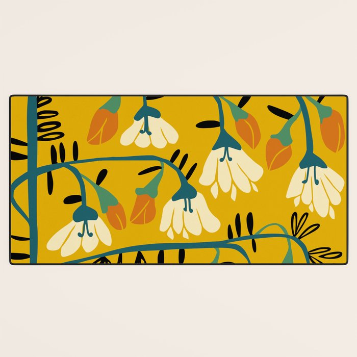 Matisse expression serenity yellow Desk Mat Gallery Image 3