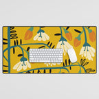 Matisse expression serenity yellow Desk Mat Gallery Image 1