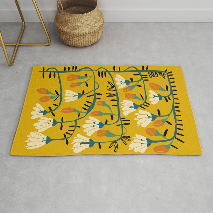 Matisse expression serenity yellow Rug Gallery Image 1